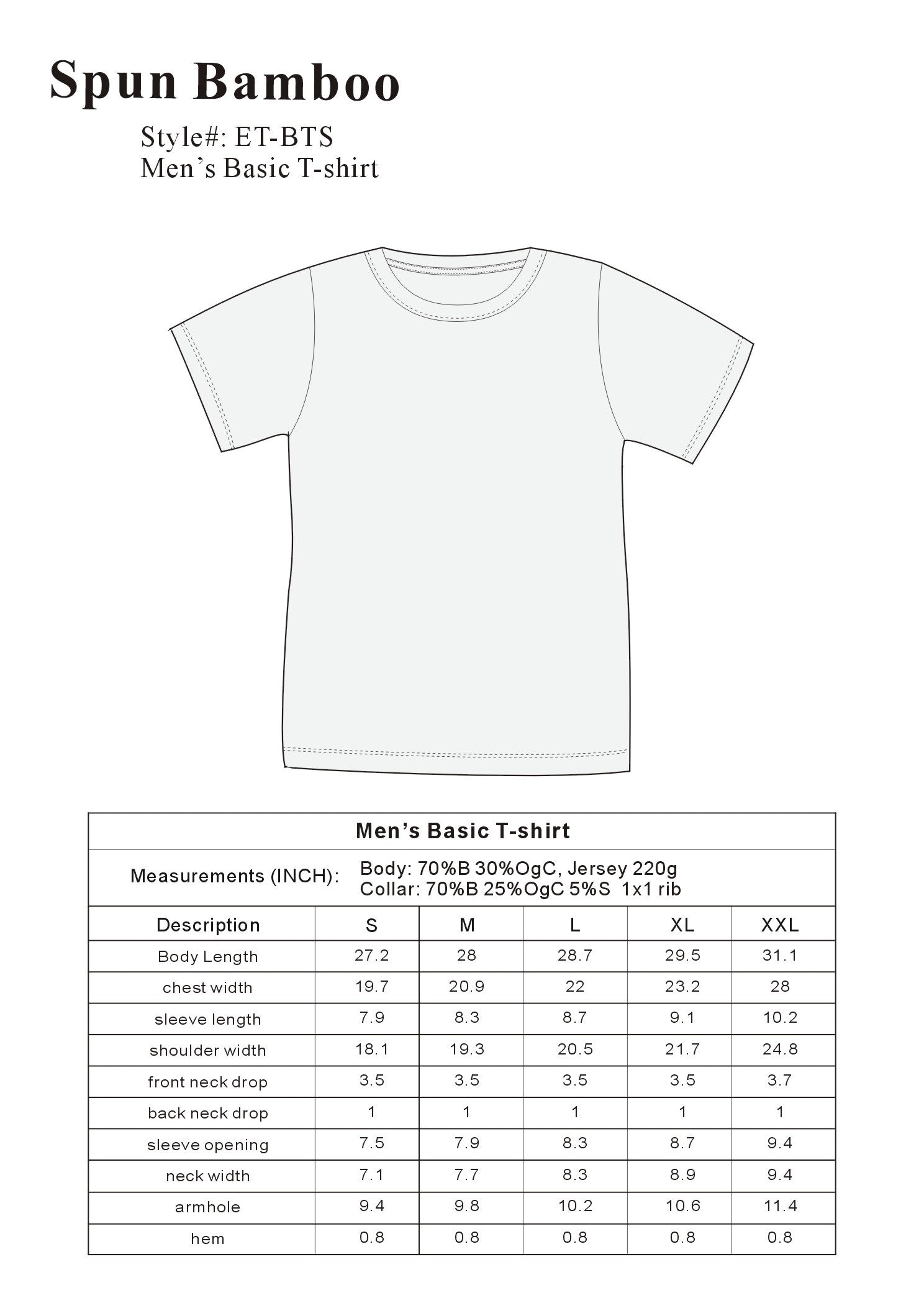 Bamboo Short Sleeve